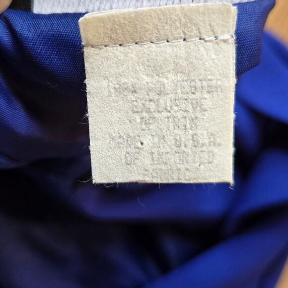 Ursula of Switzerland VTG 90s Blue Embroidered Dress 16 Gown Prom Regency USA - Picture 9 of 12